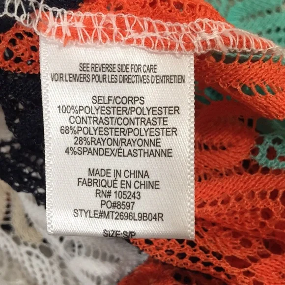 Bobeau Pullover Sweater Colorful Size Small - Picture 6 of 6